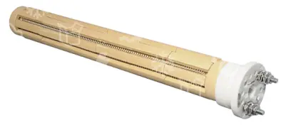 těleso topné 1500 W, 230 V, L=350 mm, D=42 mm, 6 segmentů, keramické